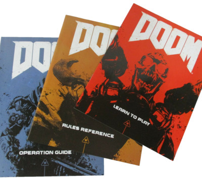 DOOM: The Board Game 2nd Edition INSTRUCTION BOOKS Fantasy Flight Games NEW!!