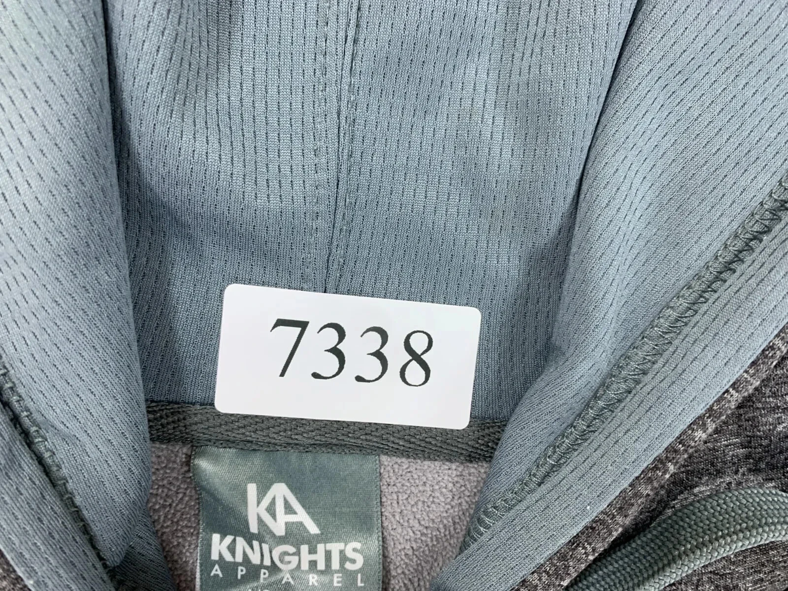 VETEMENTS Felpa con cappuccio calcio Nebraska Cornhuskers Campus (Grande Uomo) grigia