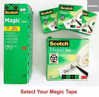 3M Scotch Tape Magic Unsichtbar Klar Allzweck Ausbesserung Klebrig Handwerk Reparatur