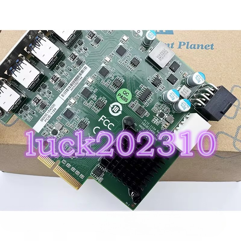 1PC used Advantech image acquisition card PCIE-1154 #YY