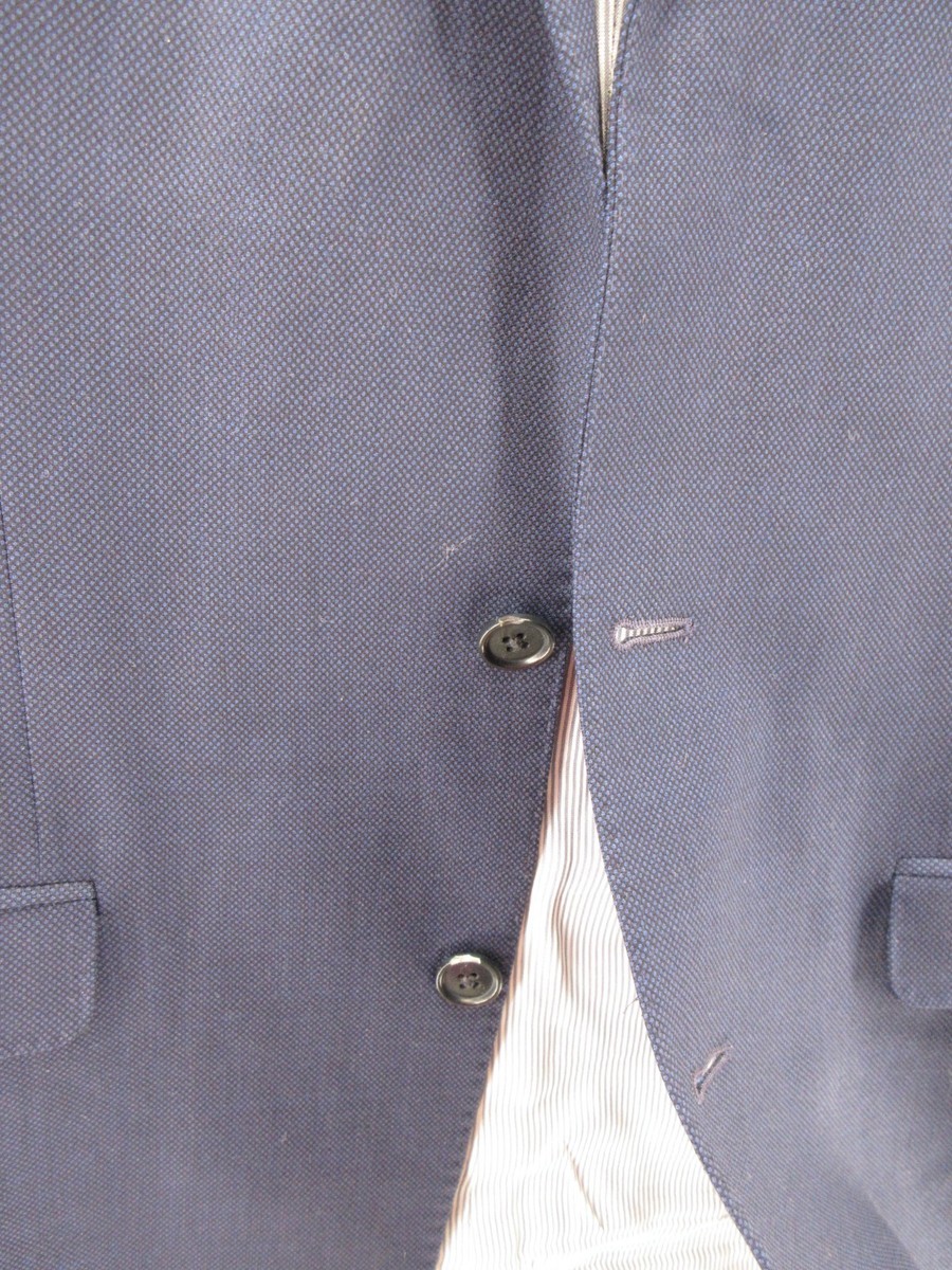Brooks Brothers Sport Coat Men 36 Blue Explorer Regent Fit Blazer
