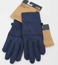 THE NORTH FACE Unisex Etip Touchscreen Recycled Navy Blue Gloves - Size Medium