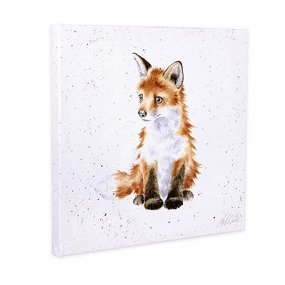 BILD LEINWAND DRUCK FUCHS 20 X 20  CM VON WRENDALE NEU