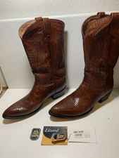 Dan Post Men s Tan Teju Lizard Leather DP2351...