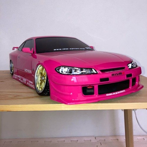 Tamiya 1/10 Scale Silvia S15 Pink RC Radio Control Car Body Only - Picture 2 of 7