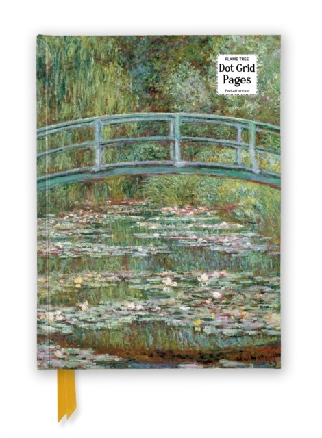 Claude Monet: Bridge Over A Pond Of Water Lilies (Foiled Dot Grid Journal) Flame Tree Studio - Image 4