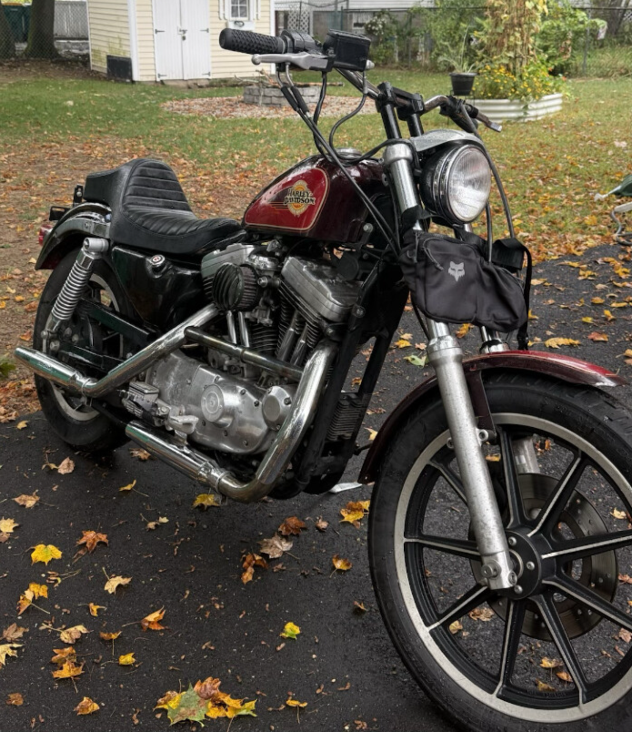 1982-2003 Harley Sportster Drag Specialties Black Predator Classic