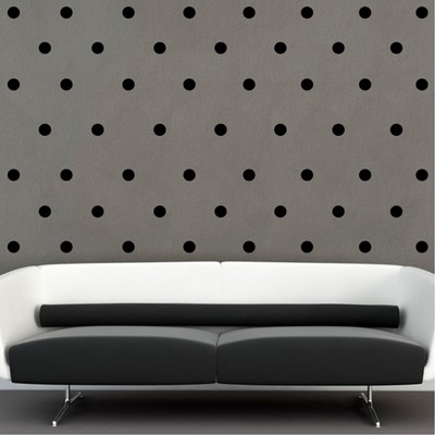 200 Pack Polka Dots Pattern 1'' x 1'' - Wall Art Decal Vinyl Sticker