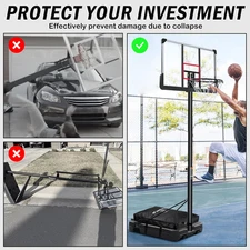 Portable Basketball Hoop Sandbag Heavy Duty Weighted Base Anchor Hoops Holds Lbs