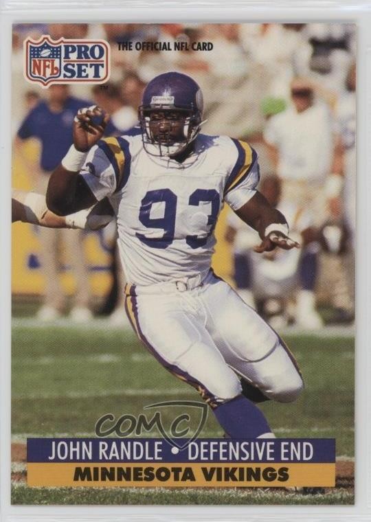 1991 Pro Set John Randle #835 Rookie RC HOF 15za