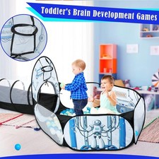 Fosse à Billes Enfant pour Tente de Jeu : 3PC Fusée Bateau Bébé Cadeaux, Fusée Blanche 3PC