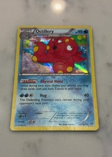 Pokemon Octillery 33/162 BREAKthrough Holo Rare Heavily Played 2015 TCG Card