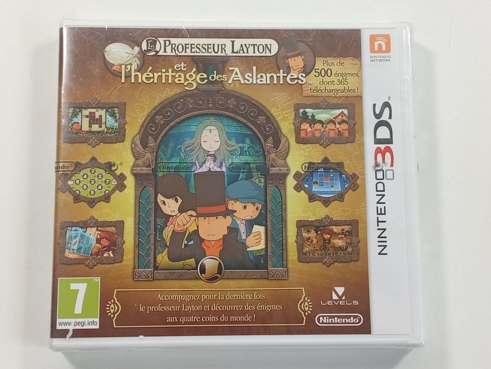 Professeur Layton Héritage Aslantes 3DS PAL-FRA Édition Originale Neuve sous Scellé Usine