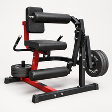 Máquina de rizos de extensión de piernas placa cargada ajustable entrenador de la parte inferior del cuerpo gimnasio en casa