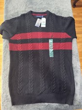 Nautica Men  s Sweater Size Large Premium Blended Material New With Tags 