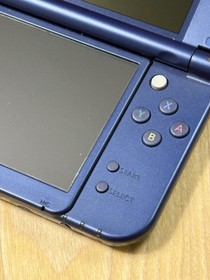 New Nintendo 3DS LL Metallic Blue Console Stylus Clean Screen Japan