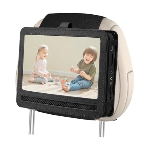 Headrest Mount Holder, 9" To 10" Portable Car Dvd Player Paste Board