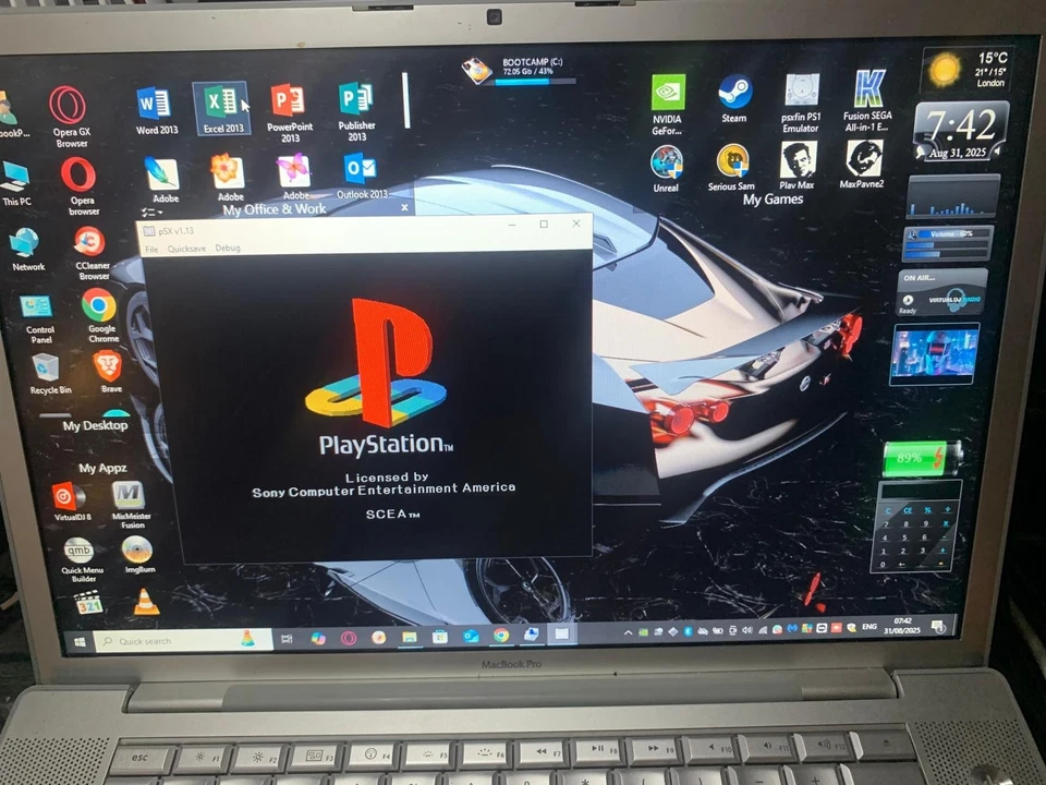 MacBook Pro 15" 2008 A1260 2.5GHz/4GB /500GB SSD /512MB NVIDIA GPU /BATTERY - Image 3 of 4