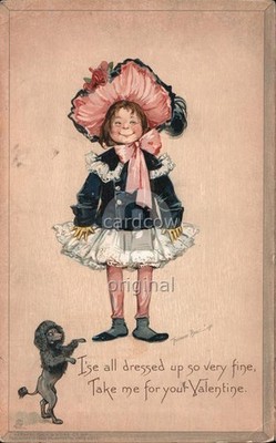 Frances Brundage Rare Brundage: Valentine ''I'se Dressed So Very Fine, Take Me