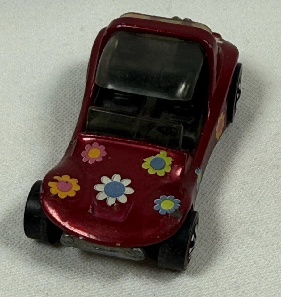 Vintage 1969 Hot Wheels Redline Sand Crab Red With Black Interior - Image 2 of 4