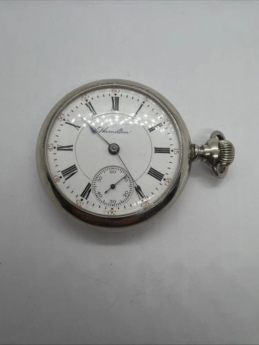 ANTIQUE 1909 HAMILTON 927 UNION SPECIAL 17 JEWEL ADJUSTED 18s POCKET WATCH RUNS