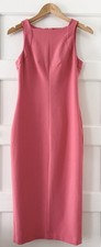 ASOS Midi Bodycon Dress Column Office Party Wedding Cocktail Pink Size 8