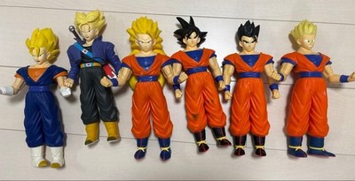 Dragon Ball Big Size Sofubi Lot Banpresto 6 Figures Goku Gohan Trunks