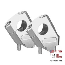 7/8" Universal Handlebar Bar Risers Motorcycle Bar Clamps 7/8" Bar For