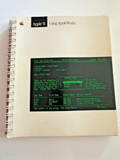 VINTAGE 1986 Apple II Using AppleWorks Manual Vintage Computing