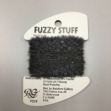 Rainbow Gallery Needlepoint Thread  FUZZY STUFF  FZ19 Gray