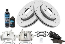 Kit pastiglie freno e rotore in ceramica per Jeep Grand Cherokee e Dodge Durango - DOT3/4