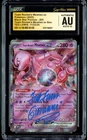 CGC Authentic Auto 10 Signed Ted Lewis Team Rocket's Mewtwo ex 205 Promo Holo