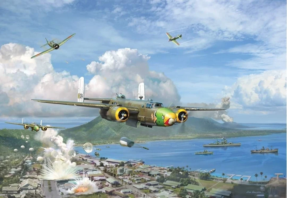 Corgi AA35308 B-25D-1 - CRABB 2nd, 345th BG/498th BS, Dobodura, New Guinea, 1943 - Image 2 of 4