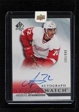 2015-16 SP Authentic Future Watch 185/999 Andreas Athanasiou #278 Auto 0n0k