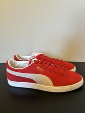 PUMA Men's Suede Classic XXI Risk Red Sneakers Men Size 12 374915-02 New No Lid