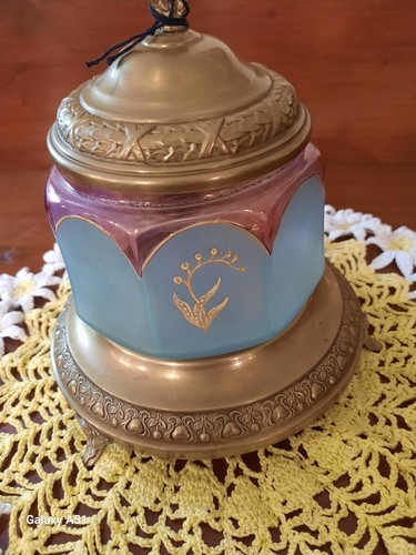 Period Victorian Panel Optic Glass Pickle Jar