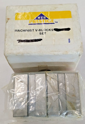 V Blocks Matched Set 1-1/2 x 1-1/2 x 2'' Long No Clamps