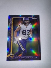 2025 Topps Chrome Refractor T.J. Hockenson Minnesota Vikings #200