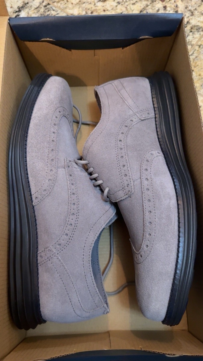 Cole Haan Men's ORIGINAL GRAND SHORTWING OXFORD Shoes Titanium