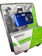 Vivitar ViviCam S126 16MP Compact Digital Camera HD Video 4x Zoom Blue New