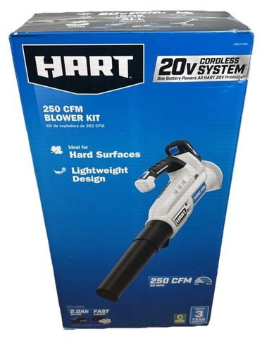 BRANDNEU HART 20 Volt kabellos 250 CFM Axialgebläse nur Werkzeug