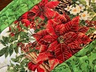 Handcrafted - Quilted Table Runner -NEW Christmas 2026 Poinsettias and Floral — photo 6