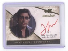JEFF GOLDBLUM 2026 CRYPTOZOIC CZX JURASSIC PARK  RED INK AUTO 1/1 Q1887