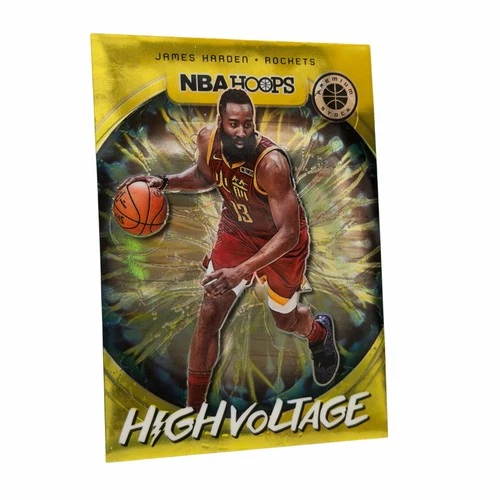 2019-20 Panini NBA Hoops Premium Stock - High Voltage James Harden #19