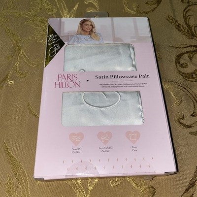 Paris Hilton Satin Pillowcase 2-Pack Off-White Standard 180 Thread Count