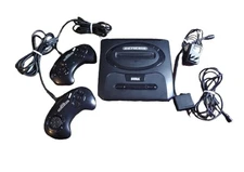 SEGA Genesis Model 2 Console Bundle – 2 Controllers, Power & AV Cables – Tested