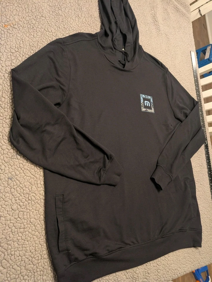 Sudadera con Capucha Travis Mathew Para Hombre XXL Negra Floral Manga Larga Cordón 112825 Foto 3 de 4