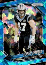 2025 Panini Prizm #135 Josey Jewell Blue Ice #/99