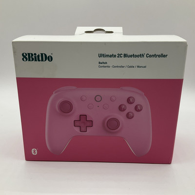 NEW 8BitDo Ultimate 2C Bluetooth Controller For Nintendo Switch- Pink