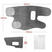 1 Pair Leg Massager for Circulation, Air Compression Calf Massager with Heat